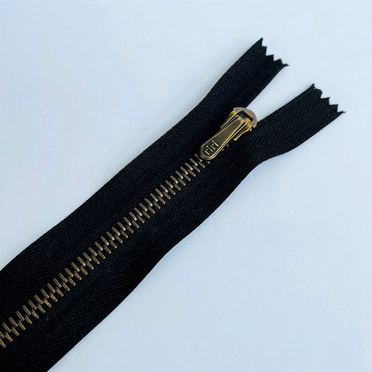 Black Eco-Recycled Zip by RiRi - Kleins Haberdashery