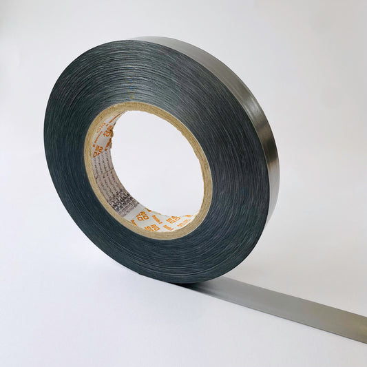 20mm Metallic Silver NoSo® Iron-On Adhesive Tape
