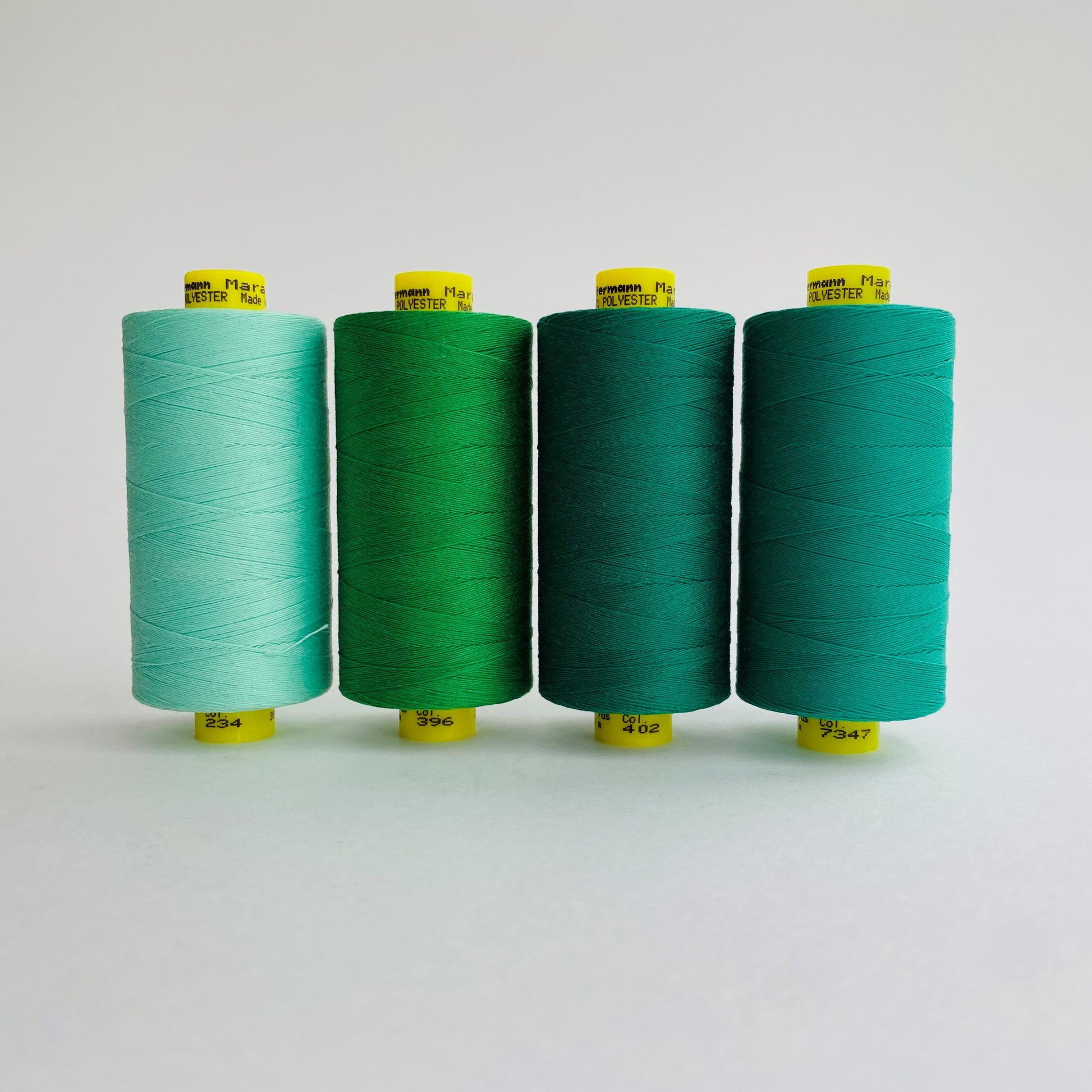 Gutermann Mara #70 Strong Sewing Thread 700m Spools (Green Shades) - Kleins Haberdashery