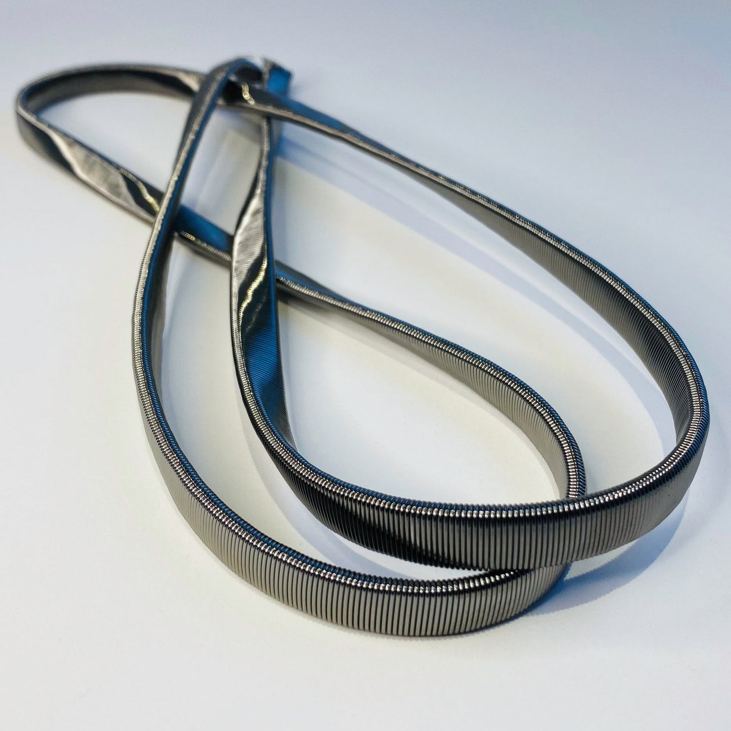 9mm Wide Stretch Metal Bands for Belts or Straps