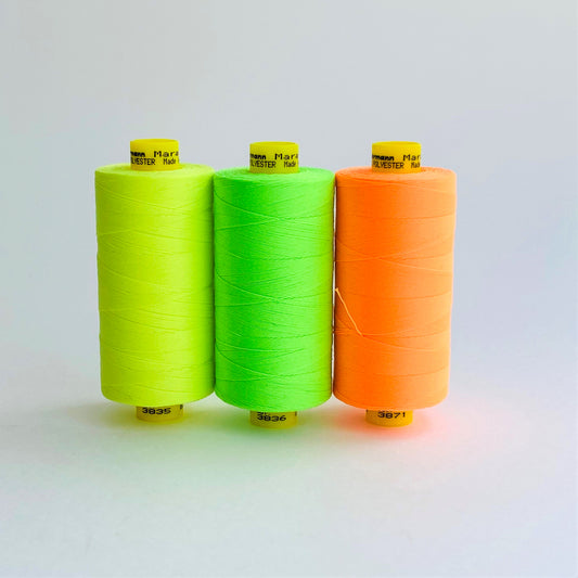 Gutermann Mara #70 Strong Sewing Thread 700m Spools (Fluorescent shades) - Kleins Haberdashery