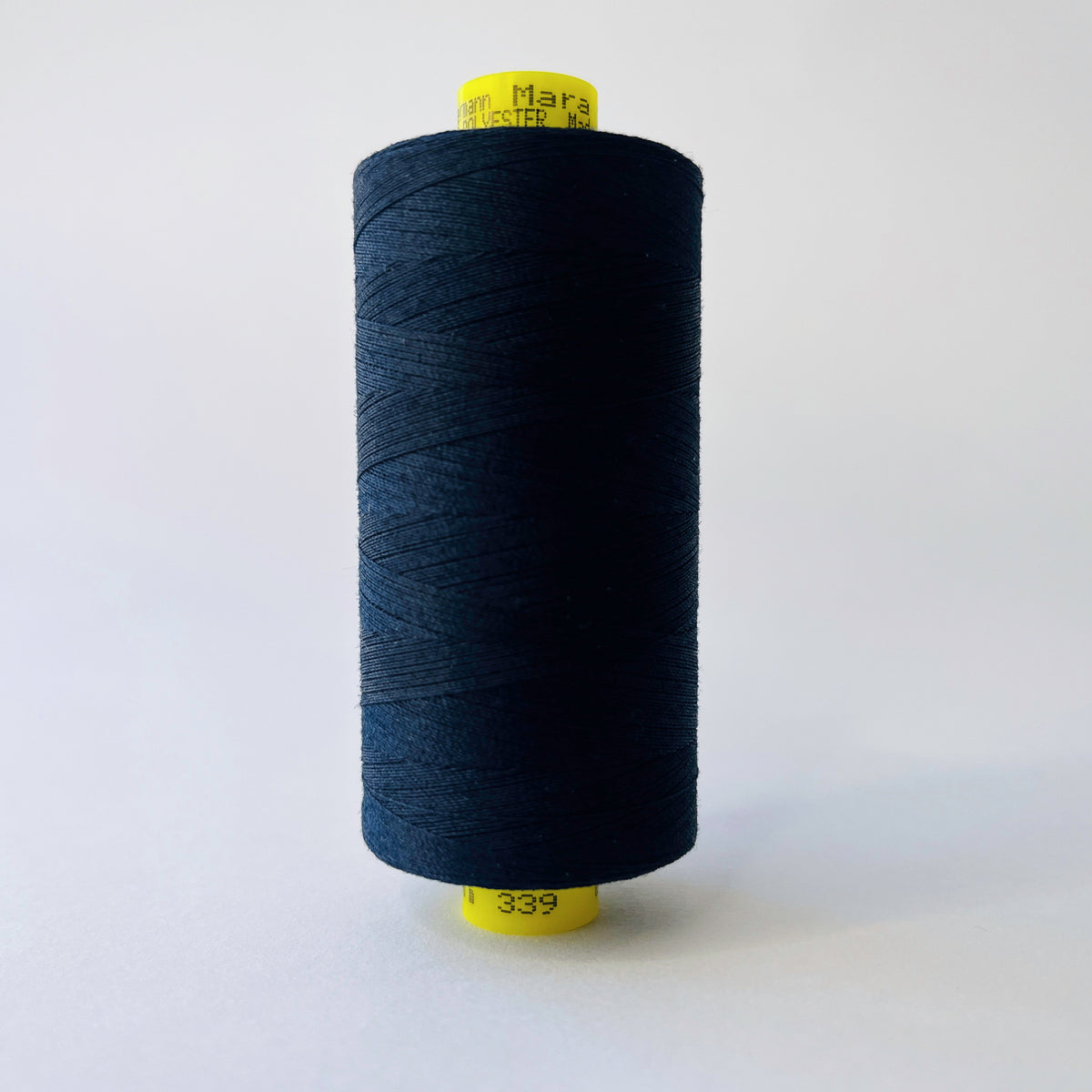 Gutermann Mara #100 rPet Sewing Thread 1000m Spools in navy 339 - Kleins Haberdashery