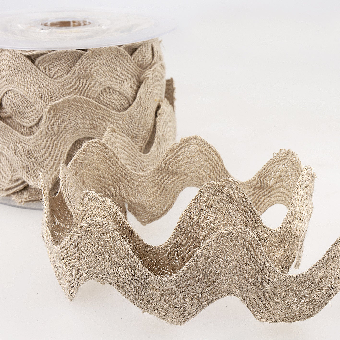 Linen ric rac, ric-rac- linen tape natural ricrac