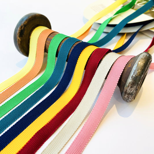10mm Rayon Grosgrain Ribbon by Mokuba