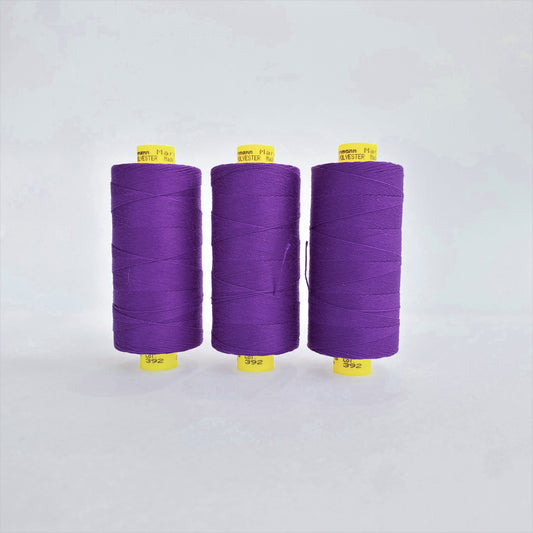 Gutermann Mara #30 Top-Stitch Sewing Thread 300m Spools Purple 392 - Kleins Haberdashery