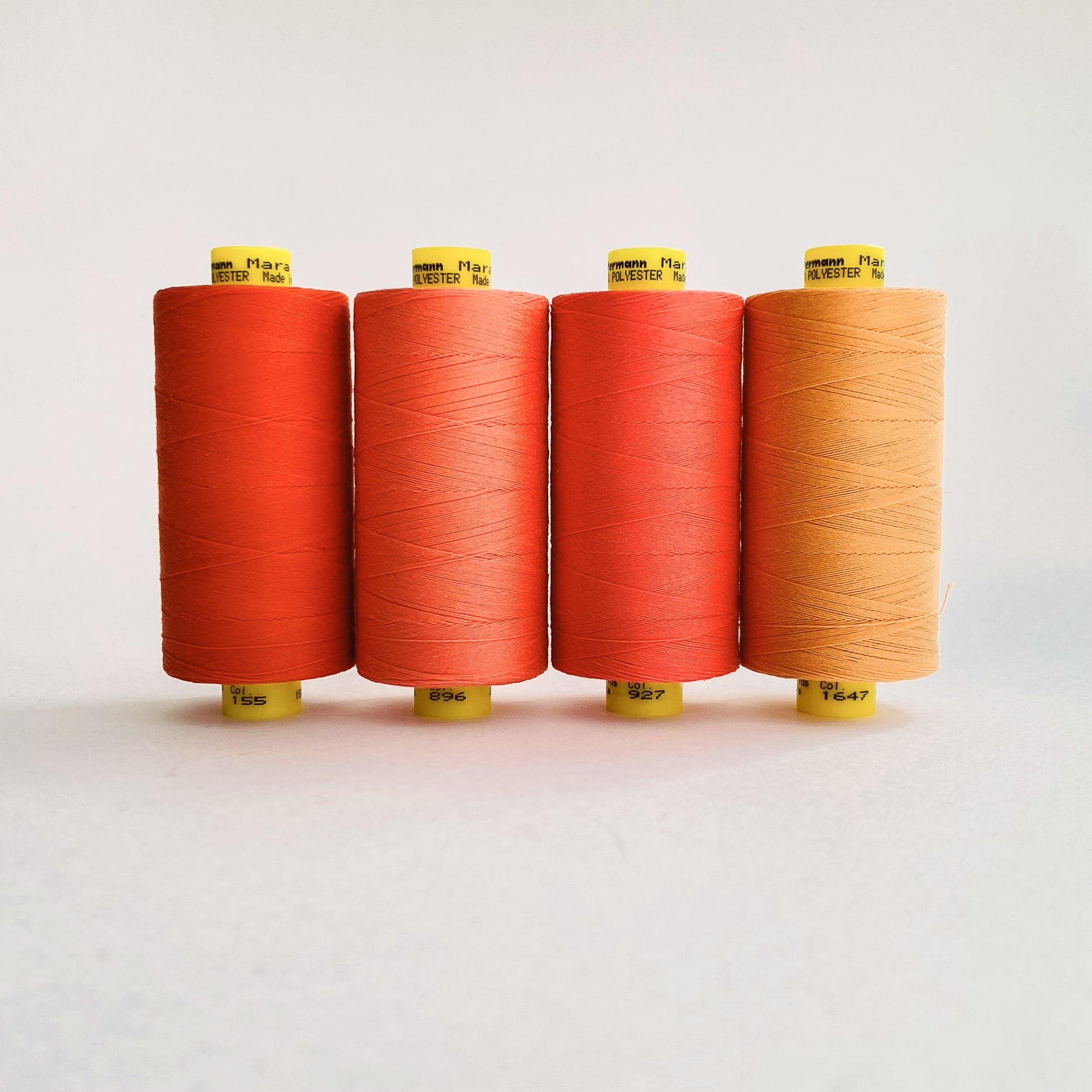 Gutermann Mara #70 Strong Sewing Thread 700m Spools (Orange Shades) - Kleins Haberdashery