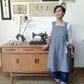 Maria Apron pinafore-style back with side-tie closure