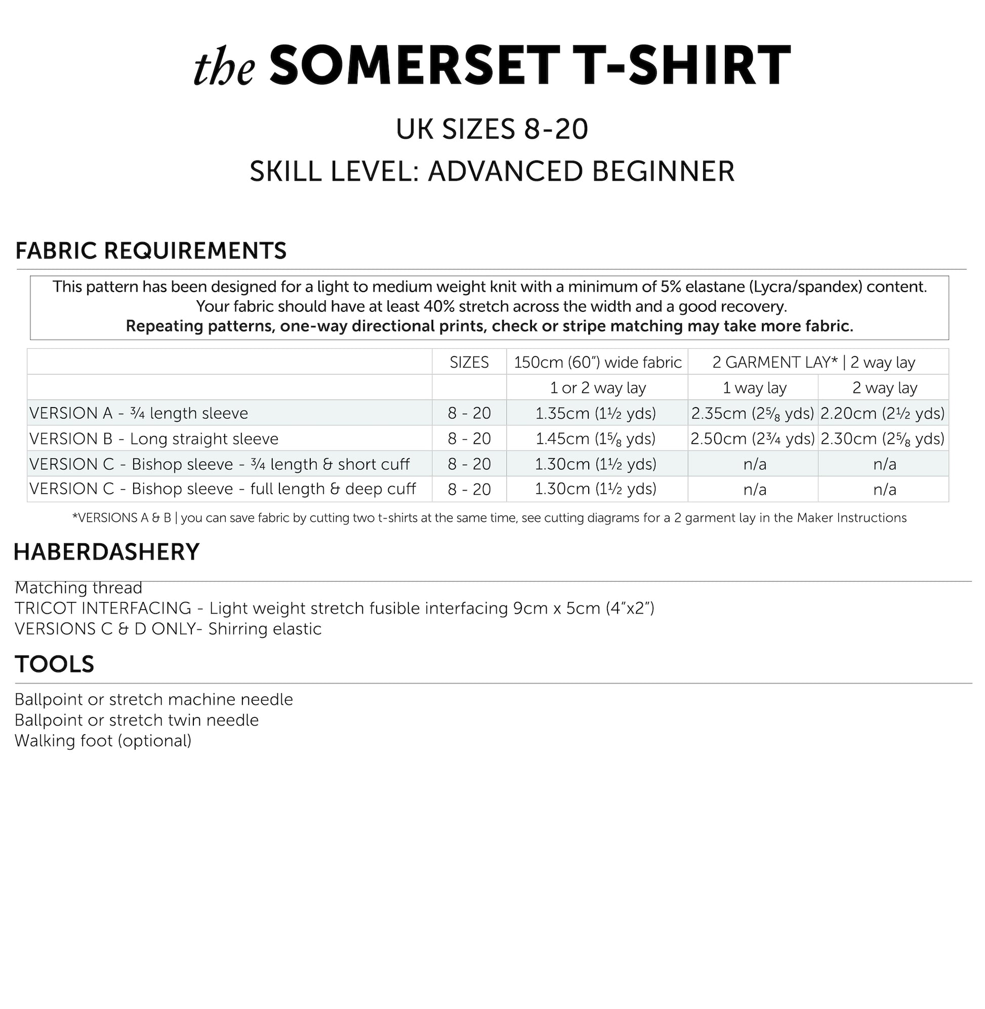 The Somerset t-shirt sewing pattern sewing pattern. Slash neck t-shirt with bishop sleeve indie sewing patterns, contemporary and modern sewing patterns made in the UK.